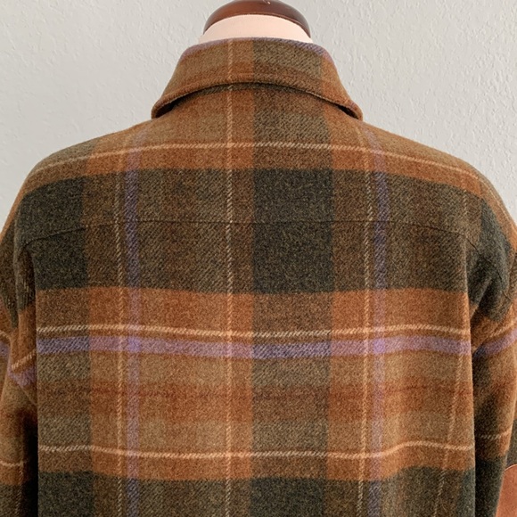 Lauren Ralph Lauren Lambswool Plaid Zip - Picture 10 of 15